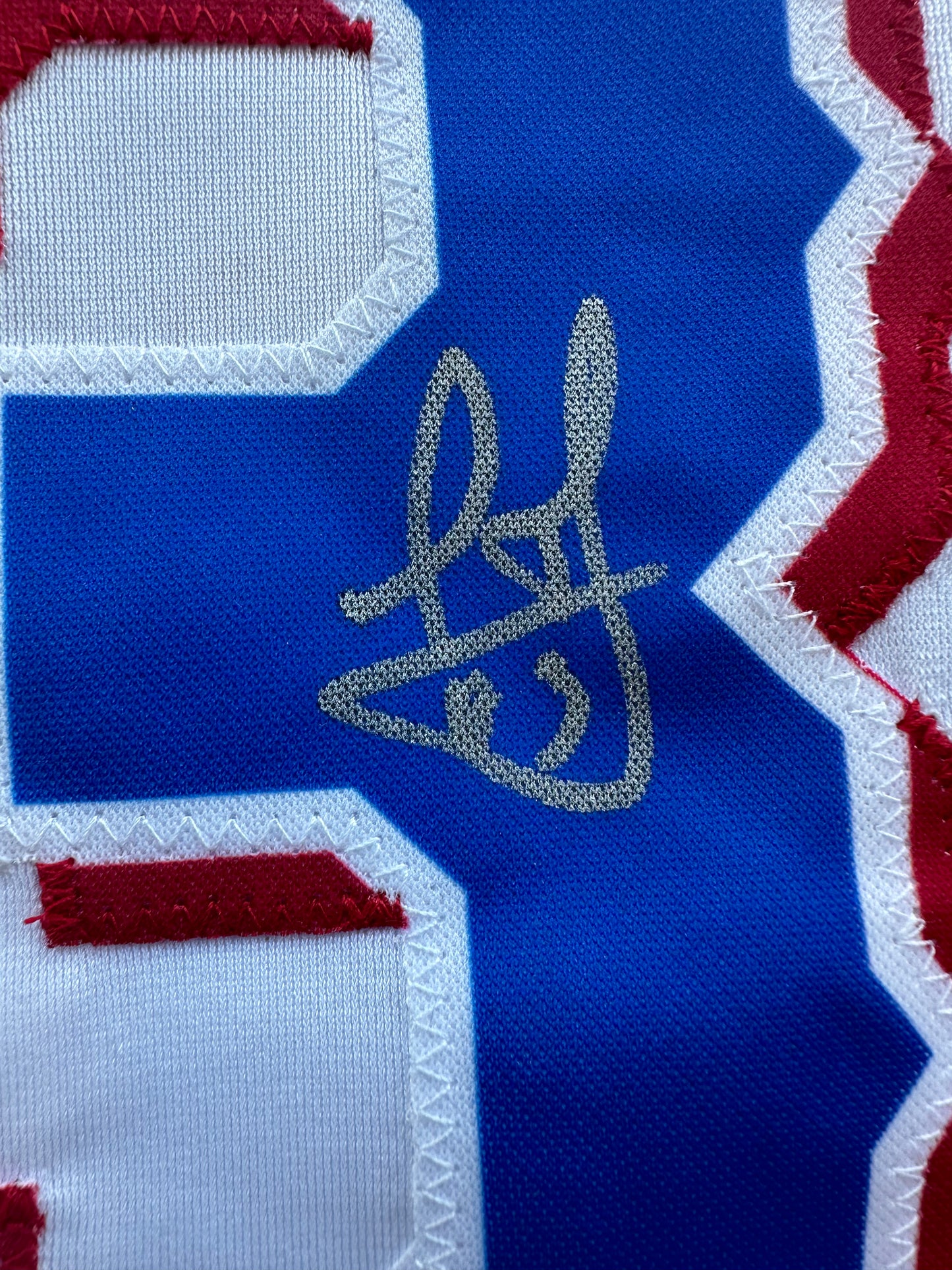 LEODY TAVERAS TEXAS RANGERS SIGNED WHITE JERSEY size XL BAS COA