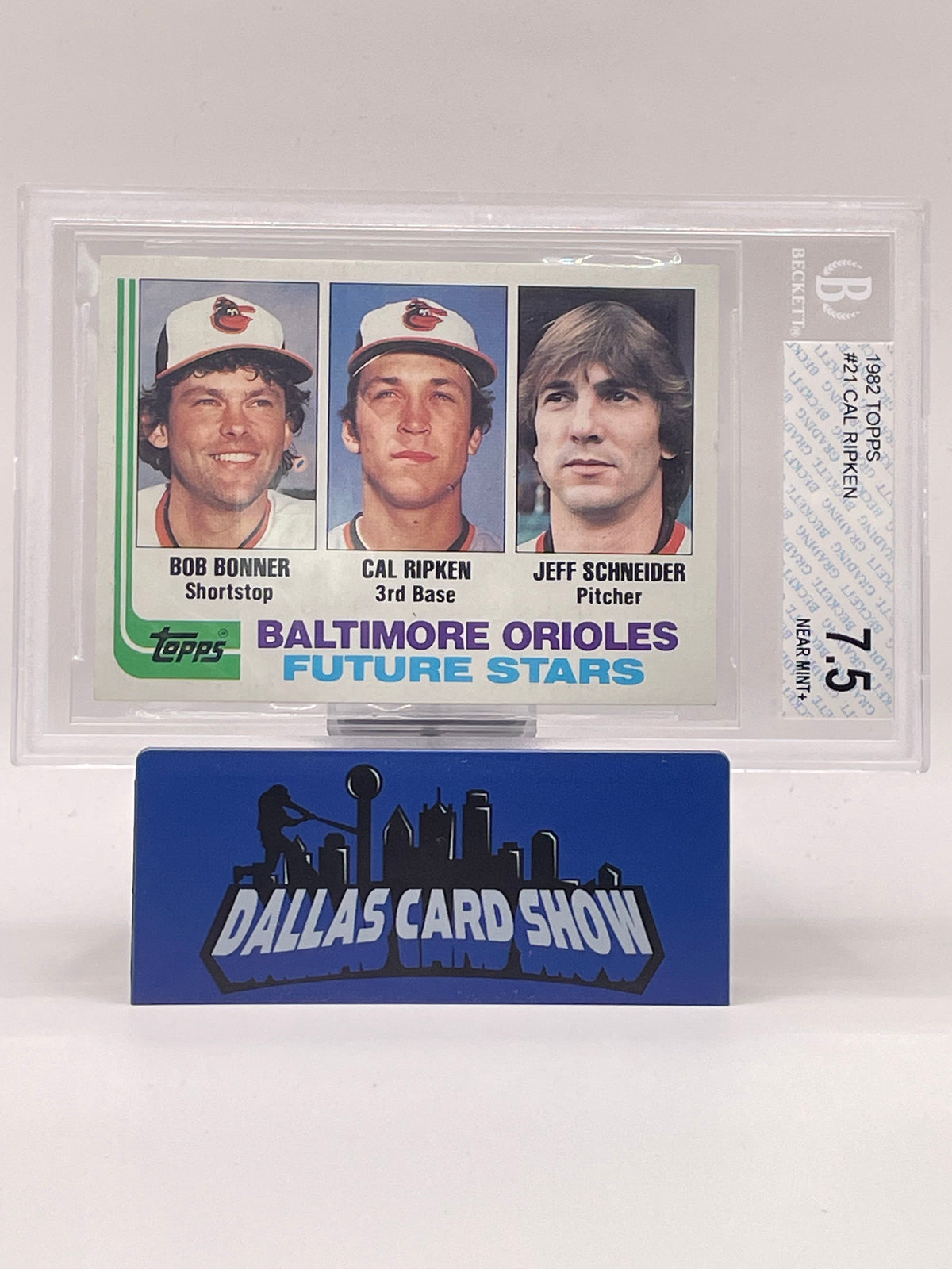 1982 Topps #21 Cal Ripken Rookie RC BGS 7.5