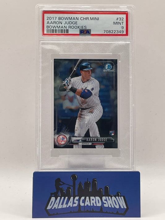 2017 Bowman Chrome #32 Aaron Judge Bowman Rookies PSA 9