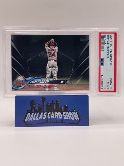 2018 Topps Update #US209 Bryce Harper Black /67 PSA 9