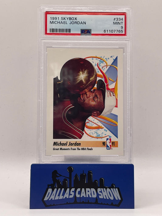 1991 Skybox #334 Michael Jordan PSA 9
