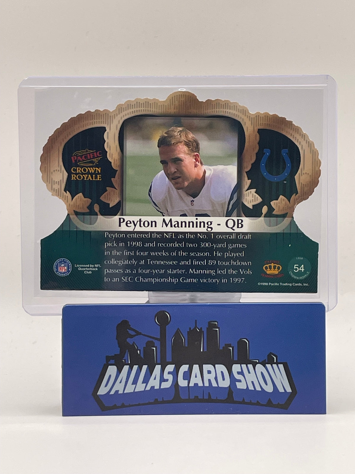1998 Pacific #54 Peyton Manning Rookie RC