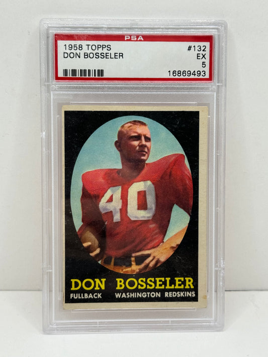 1958 Topps #132 Don Bosseler PSA 5