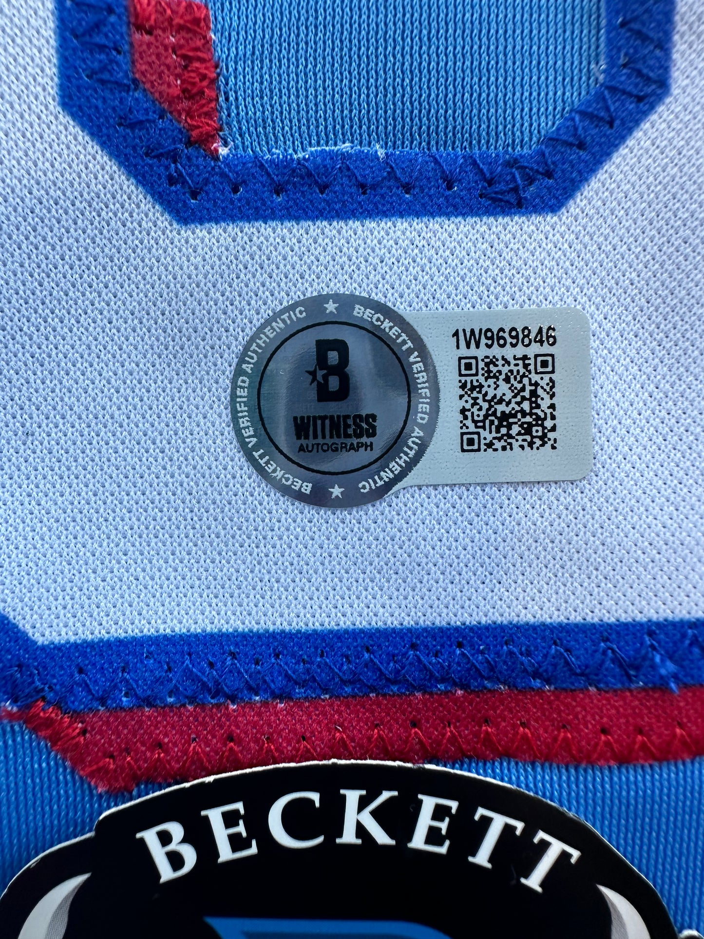 LEODY TAVERAS TEXAS RANGERS SIGNED Light Blue JERSEY size XL BAS COA