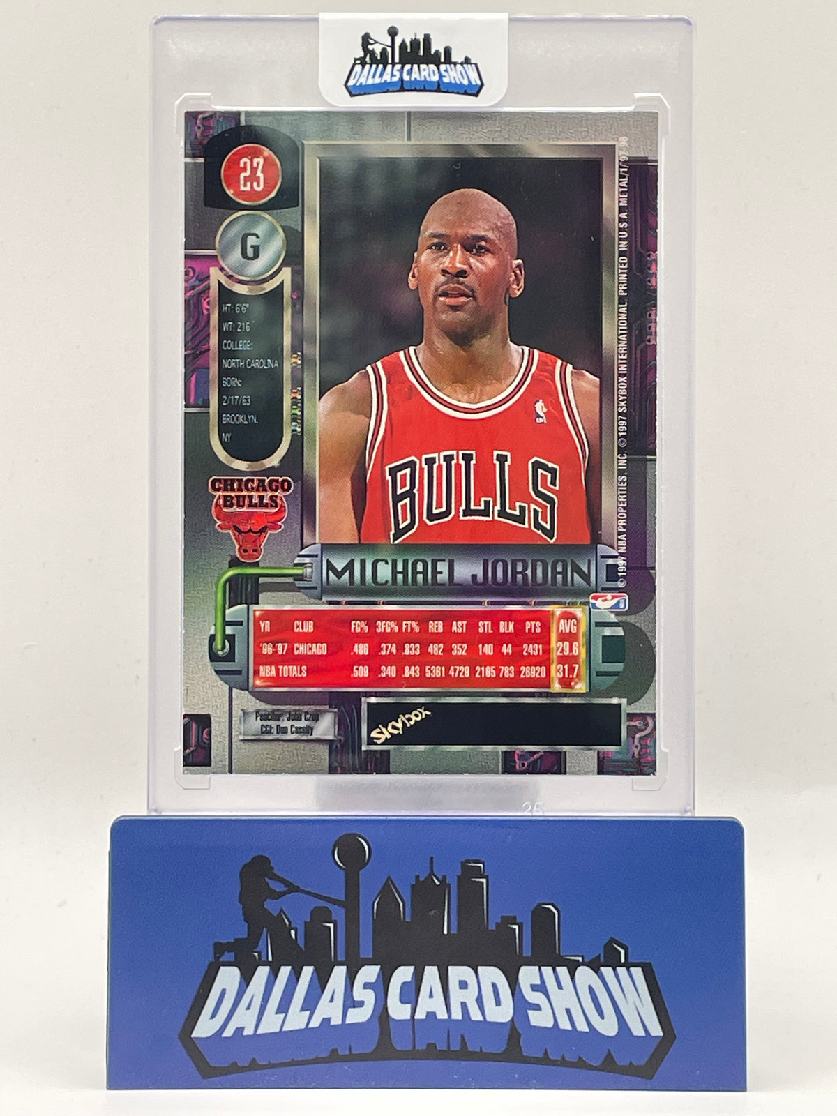 1997-98 Metal Universe #23 Michael Jordan Chicago Bulls