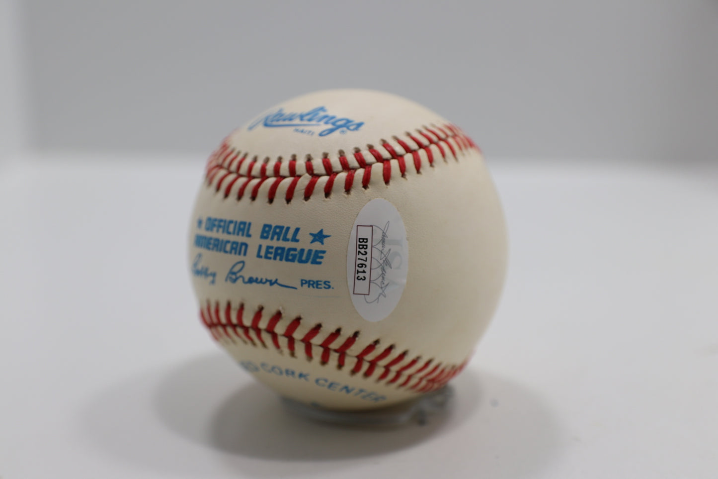 MICKEY MANTLE SIGNED RAWLINGS OAL BASEBALL w/INSC NEW YORK YANKEES JSA