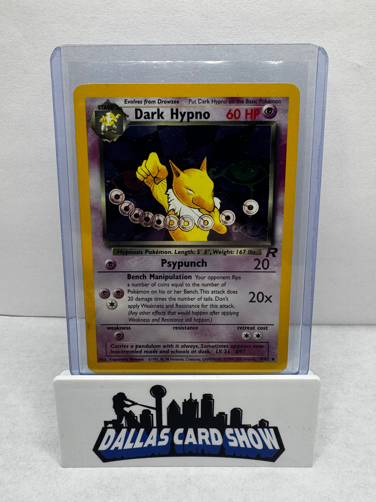 1996-99 Pokemon - Dark Hypno Holo - 9/82 Team Rocket