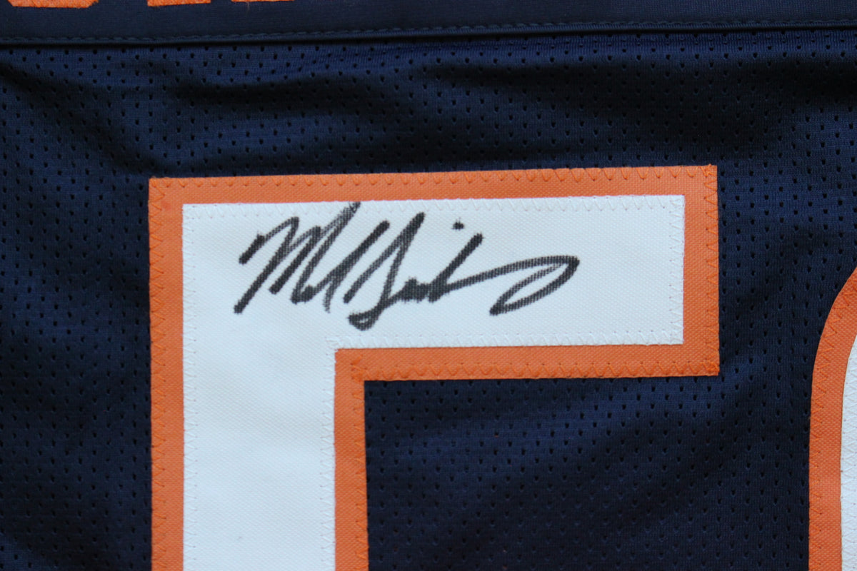 MIKE SINGLETARY CHICAGO BEARS SIGNED DARK NAVY JERSEY Baylor Bears BAS