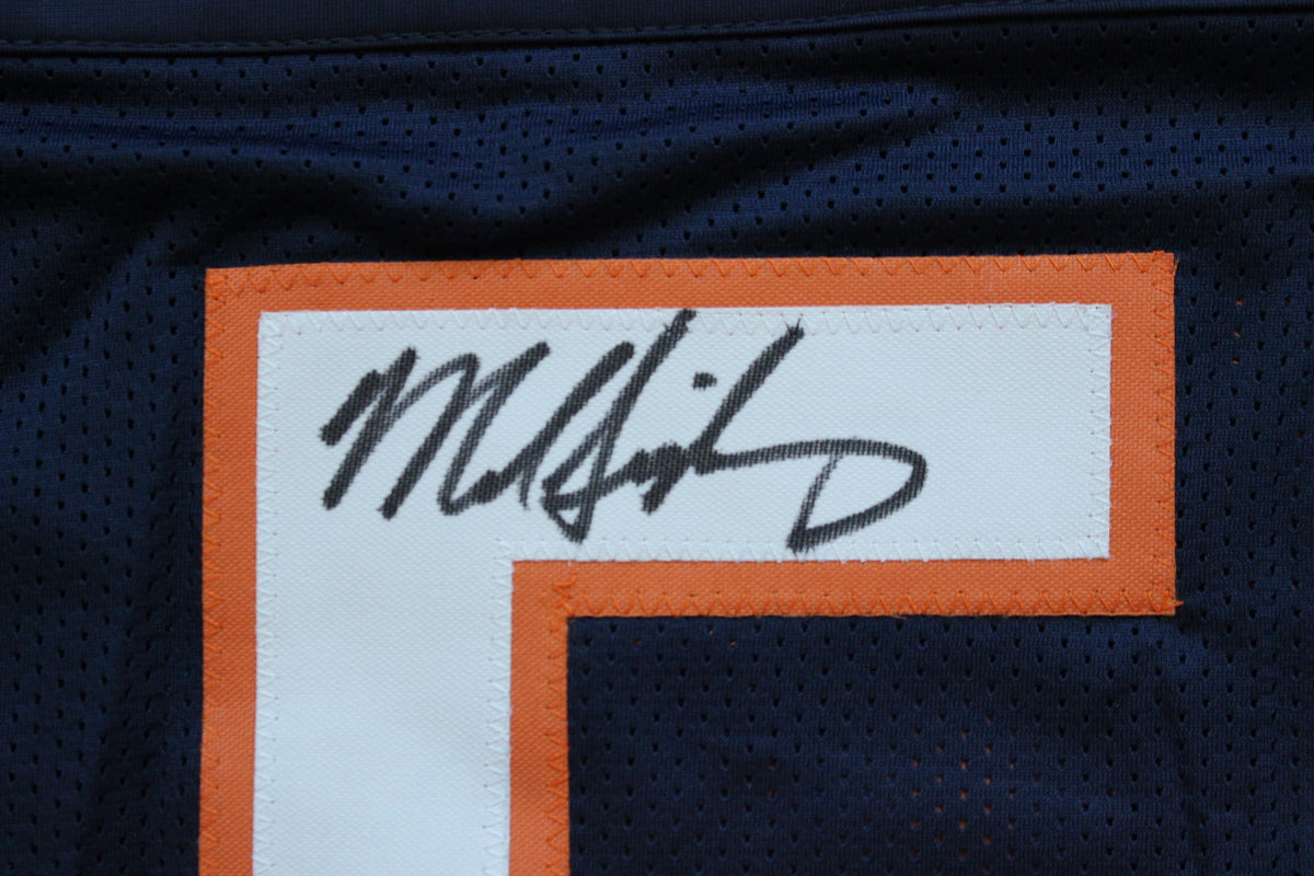 MIKE SINGLETARY CHICAGO BEARS SIGNED DARK NAVY JERSEY w/HOF 98 Baylor Bears BAS