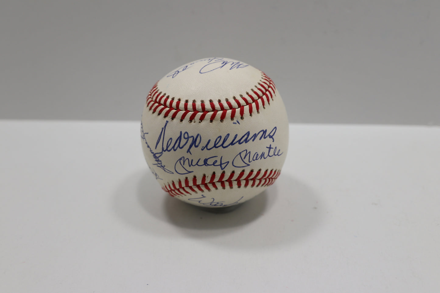 500 HOMERUN CLUB SIGNED RAWLINGS ONL BASBEBALL Mickey Mantle Mays Aaron PSA