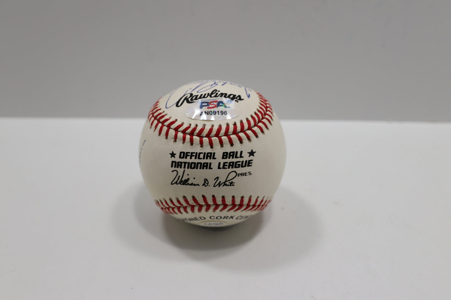 500 HOMERUN CLUB SIGNED RAWLINGS ONL BASBEBALL Mickey Mantle Mays Aaron PSA