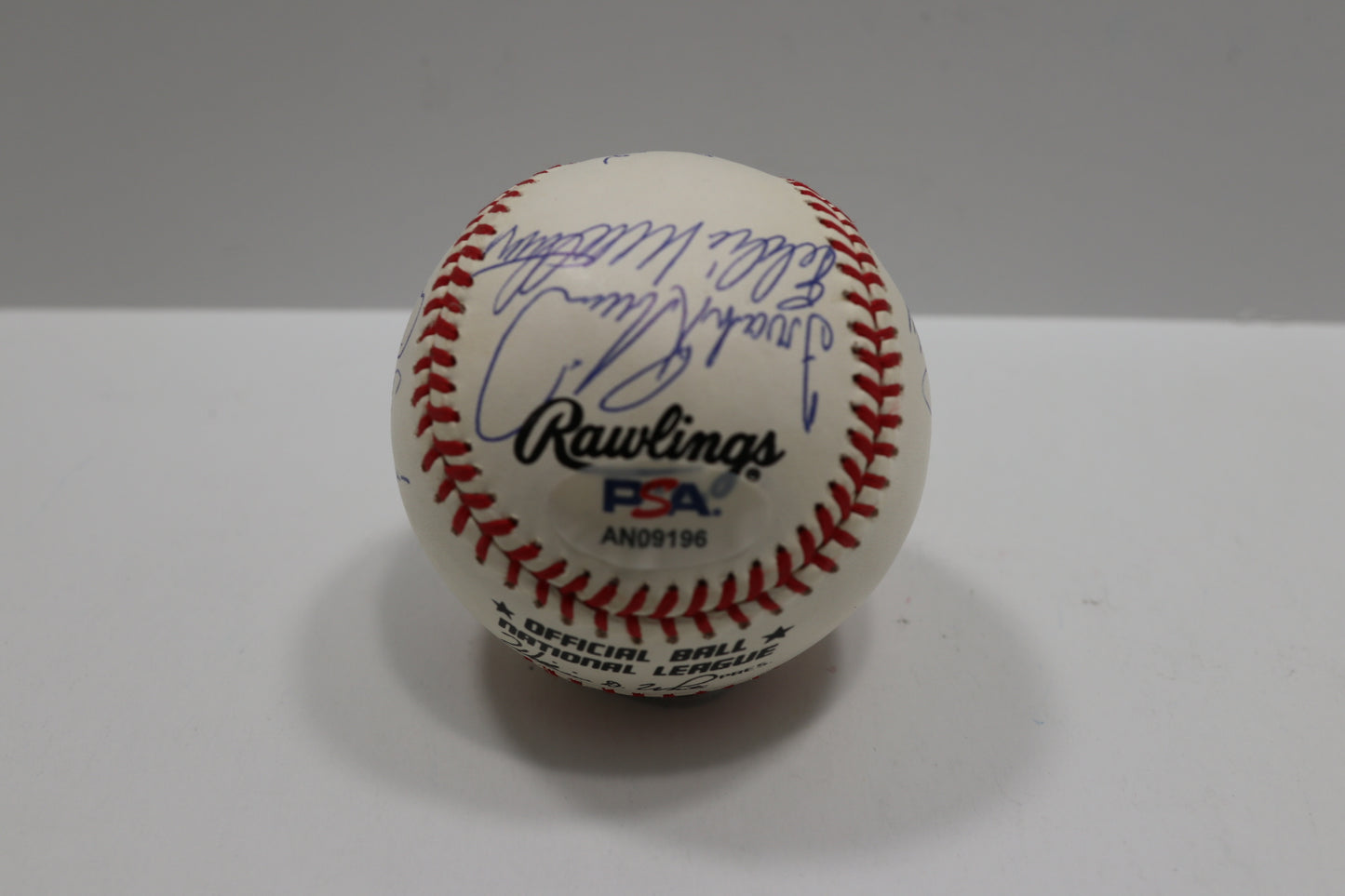 500 HOMERUN CLUB SIGNED RAWLINGS ONL BASBEBALL Mickey Mantle Mays Aaron PSA