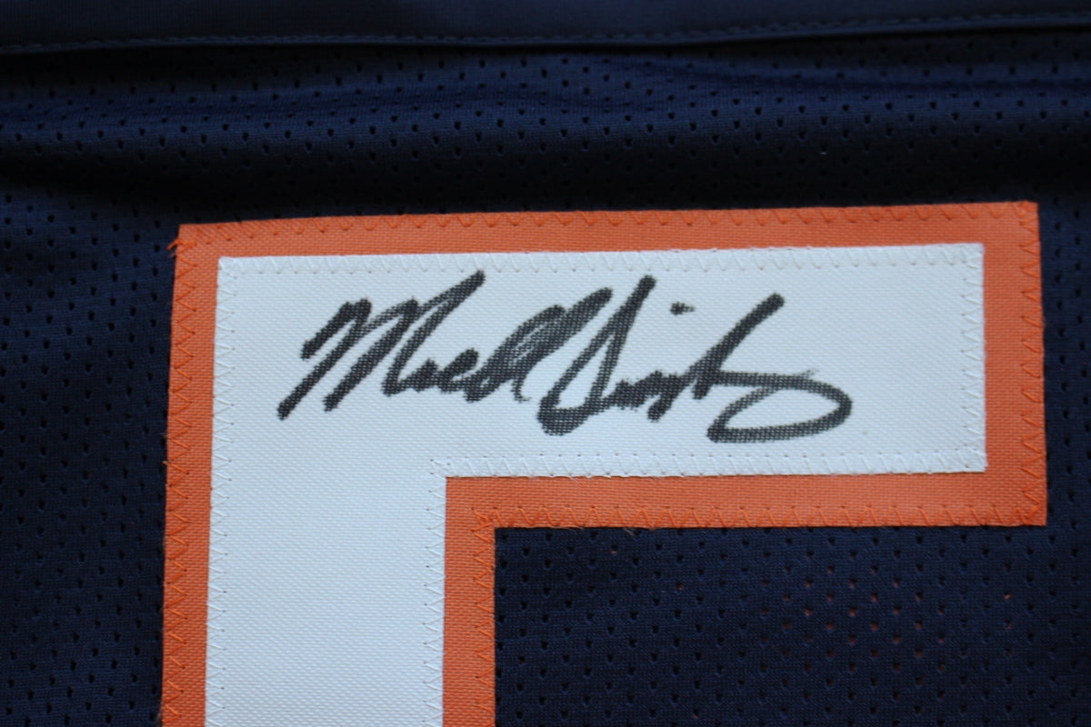 MIKE SINGLETARY CHICAGO BEARS SIGNED DARK NAVY JERSEY w/HOF 98 Baylor Bears BAS