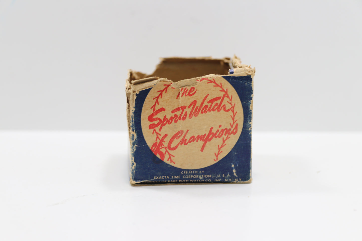 BABE RUTH OFFICIAL WRIST WATCH Box ONLY Sports Watch Champions NEW YORK YANKEES