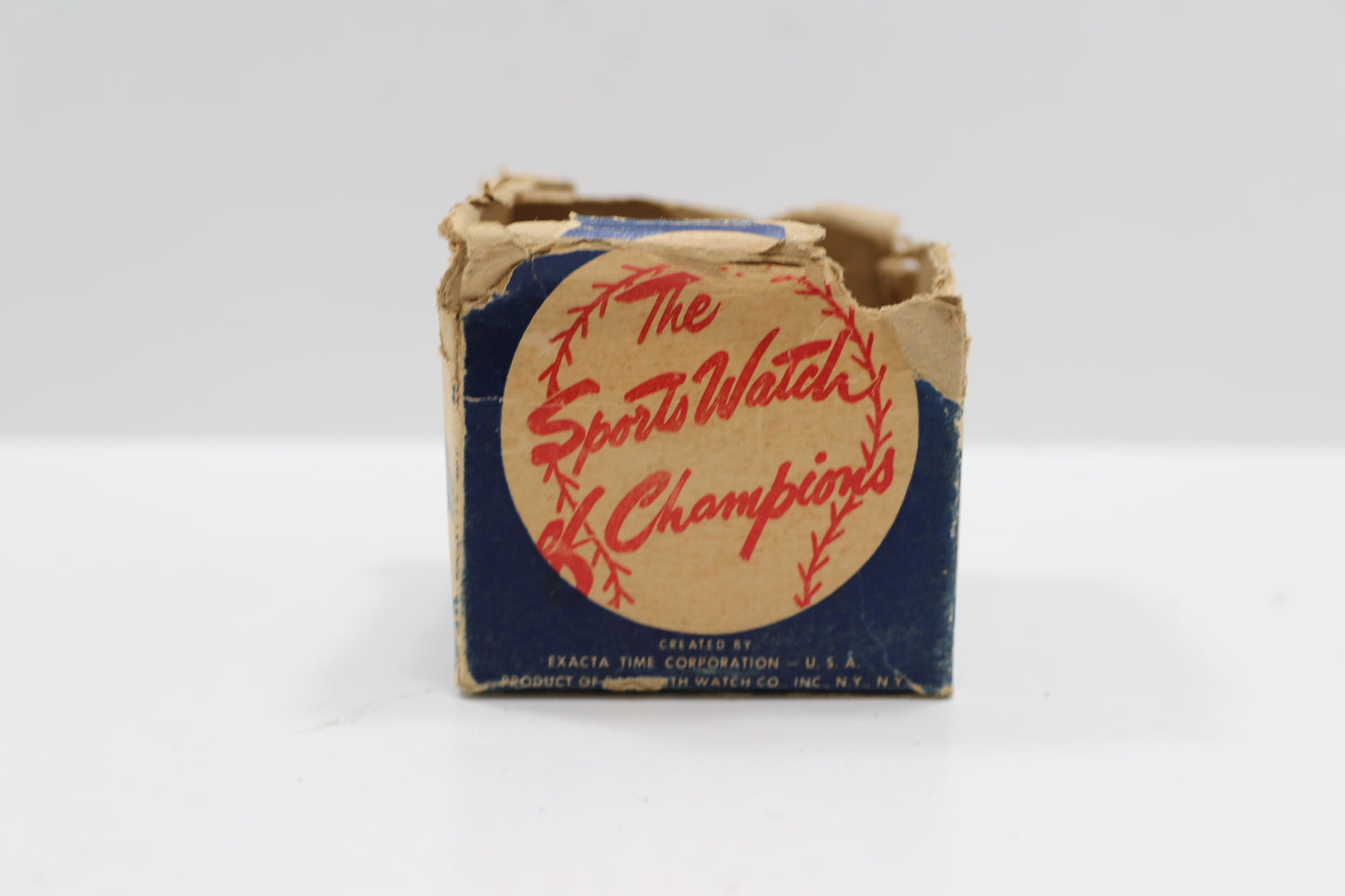 BABE RUTH OFFICIAL WRIST WATCH Box ONLY Sports Watch Champions NEW YORK YANKEES