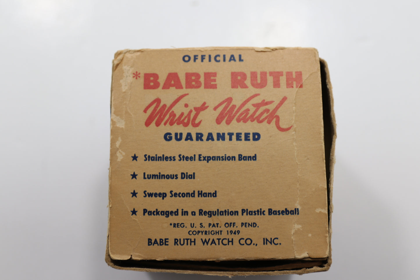 BABE RUTH OFFICIAL WRIST WATCH - The Sports Watch Champions NEW YORK YANKEES SET