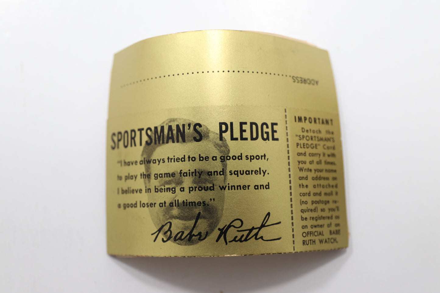 BABE RUTH OFFICIAL WRIST WATCH - The Sports Watch Champions NEW YORK YANKEES SET