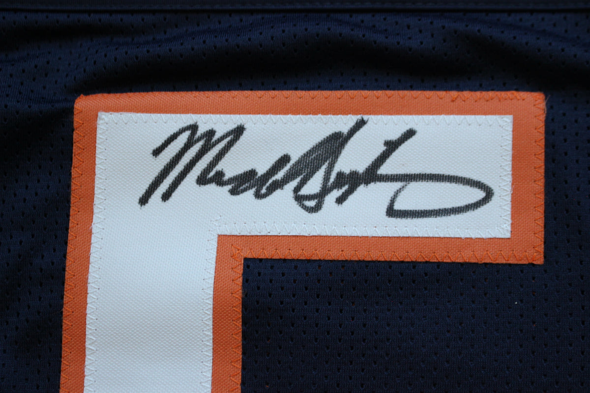 MIKE SINGLETARY CHICAGO BEARS SIGNED DARK NAVY JERSEY w/HOF 98 Baylor Bears BAS