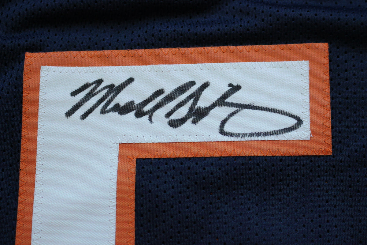 MIKE SINGLETARY CHICAGO BEARS SIGNED DARK NAVY JERSEY w/HOF 98 Baylor Bears BAS