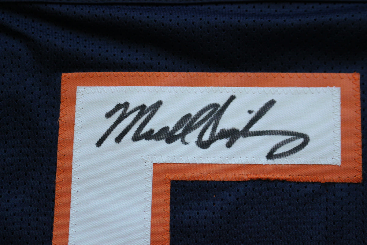 MIKE SINGLETARY CHICAGO BEARS SIGNED DARK NAVY JERSEY w/HOF 98 Baylor Bears BAS