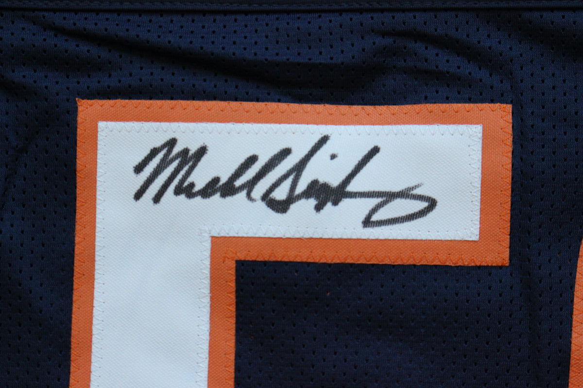 MIKE SINGLETARY CHICAGO BEARS SIGNED DARK NAVY JERSEY w/HOF 98 Baylor Bears BAS