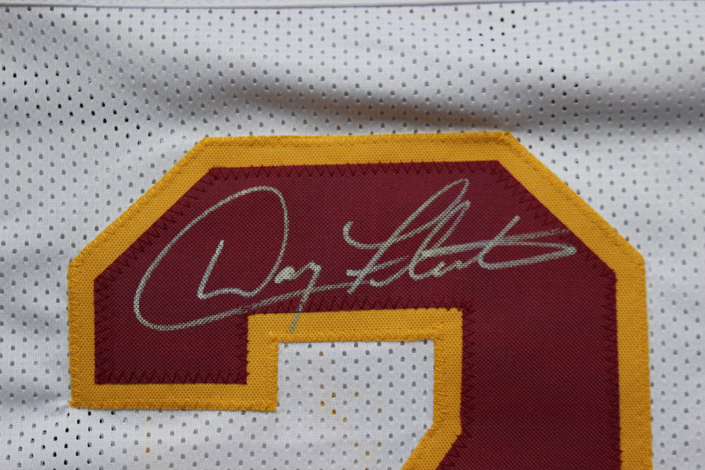 DOUG FLUTIE BOSTON COLLEGE EAGLES SIGNED FOOTBALL JERSEY w/"Miracle in Miami" Patriots BAS COA