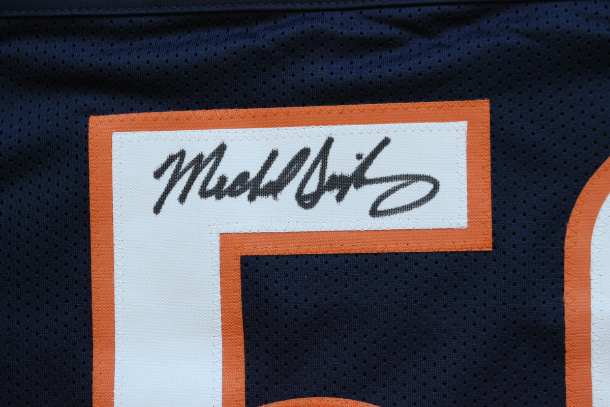MIKE SINGLETARY CHICAGO BEARS SIGNED DARK NAVY JERSEY w/HOF 98 Baylor Bears BAS