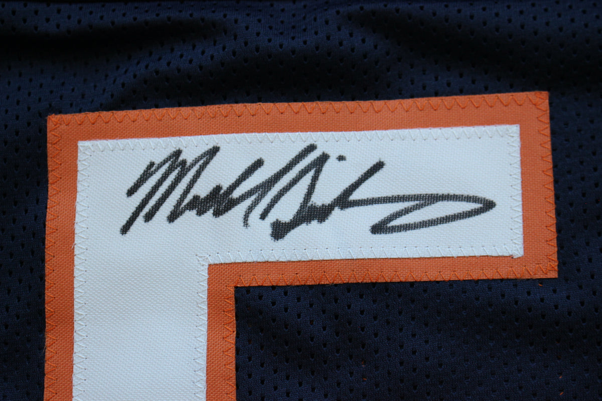 MIKE SINGLETARY CHICAGO BEARS SIGNED DARK NAVY JERSEY w/HOF 98 Baylor Bears BAS