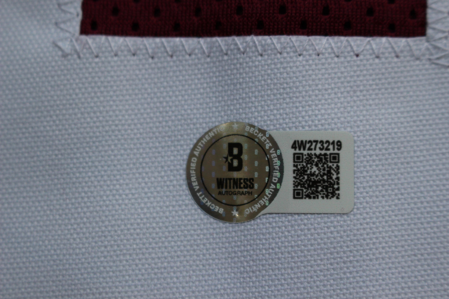 DOUG FLUTIE BOSTON COLLEGE EAGLES SIGNED ROAD FOOTBALL JERSEY w/84Heisman BAS COA