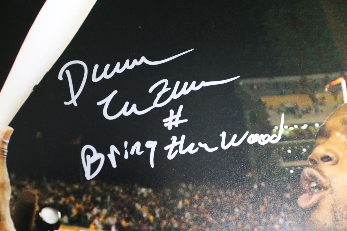 DARREN McFADDEN SIGNED ARKANSAS RAZORBACKS SIGNED 16x20 Photo WOOD BAS