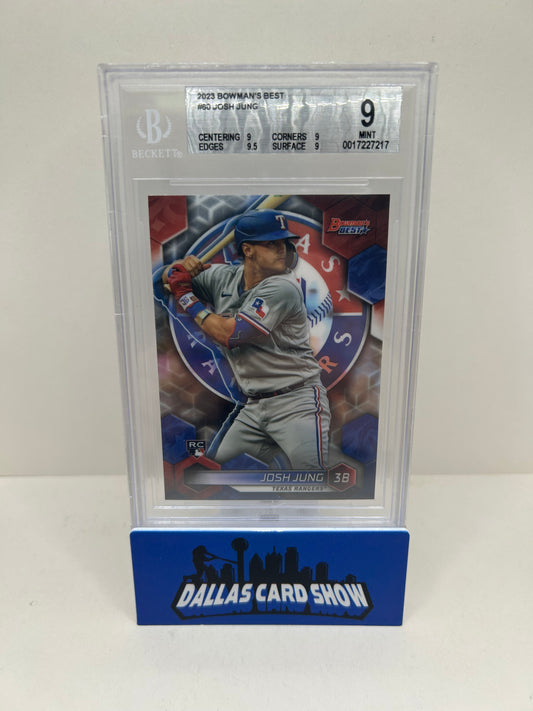 2023 Bowman's Best #60 Josh Jung BGS 9