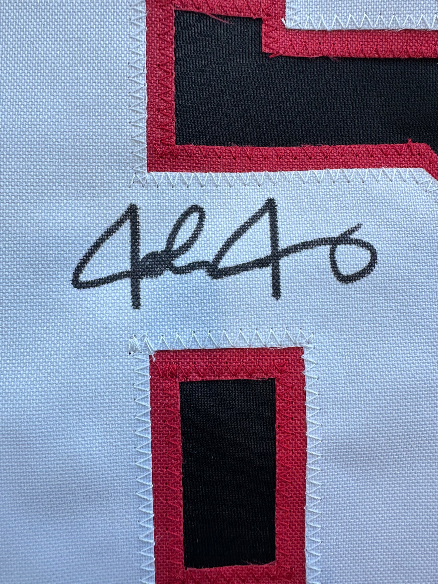 JOSH JUNG TEXAS TECH RED RAIDERS SIGNED JERSEY XL BAS COA