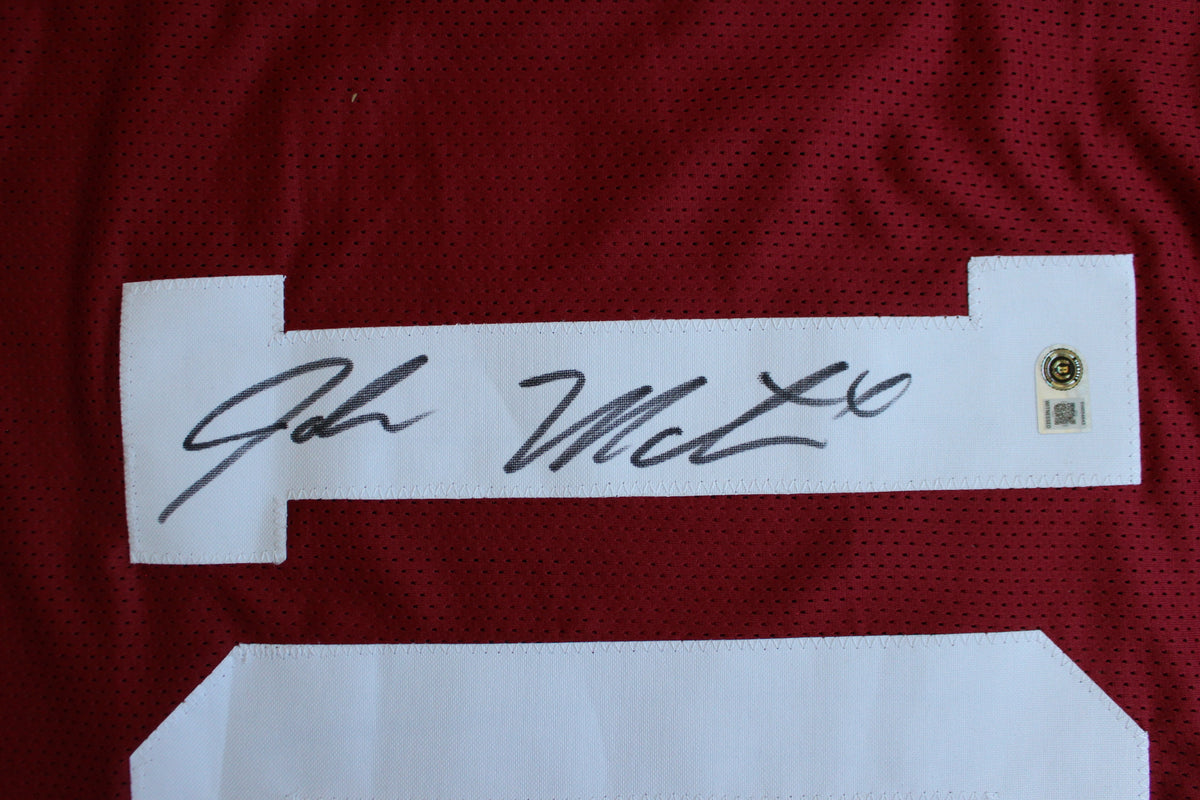 JOHN MATEER OKLAHOMA OU SOONERS SIGNED JERSEY BAS