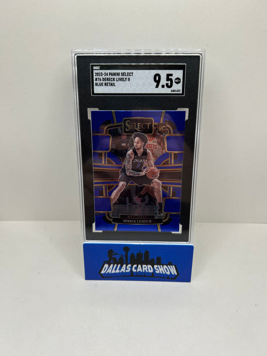 2023-24 Panini Select #76 Dereck Lively II SGC 9.5