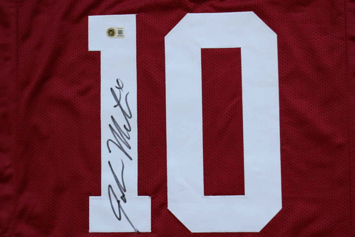 JOHN MATEER OKLAHOMA OU SOONERS SIGNED JERSEY BAS
