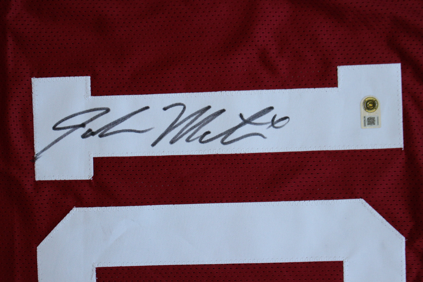 JOHN MATEER OKLAHOMA OU SOONERS SIGNED JERSEY BAS