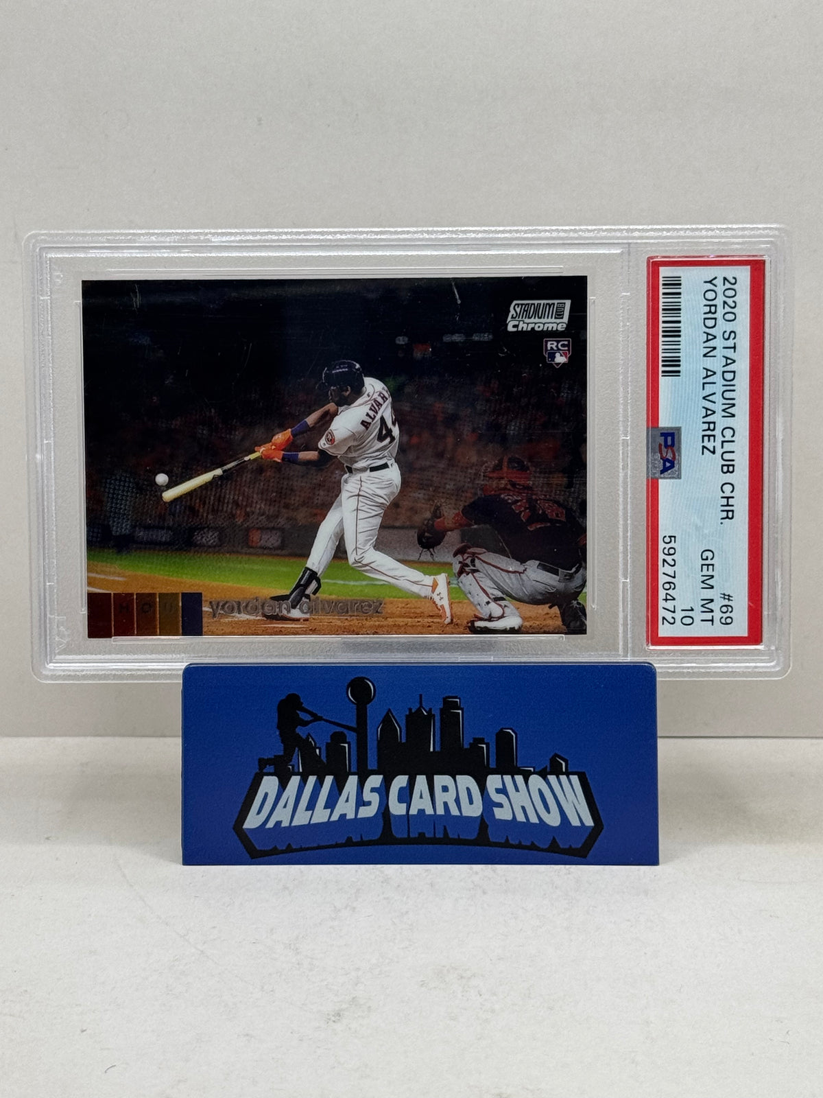 2020 Topps Stadium Club Chrome #69 Yordan Alvarez PSA 10