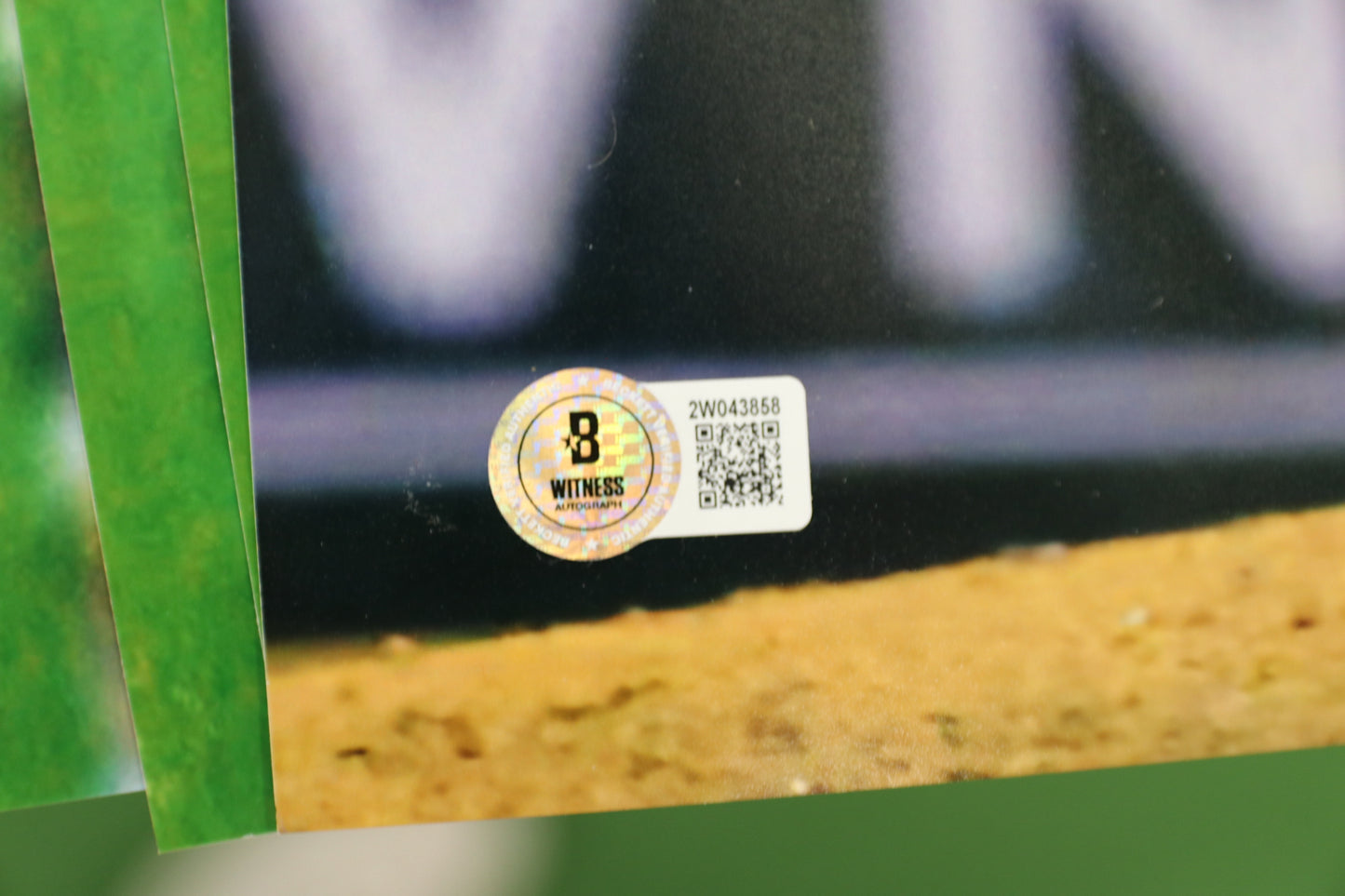 JOSH SBORZ TEXAS RANGERS SIGNED CELEBRATION 16x20 PHOTO w/FinalOut INSC BAS