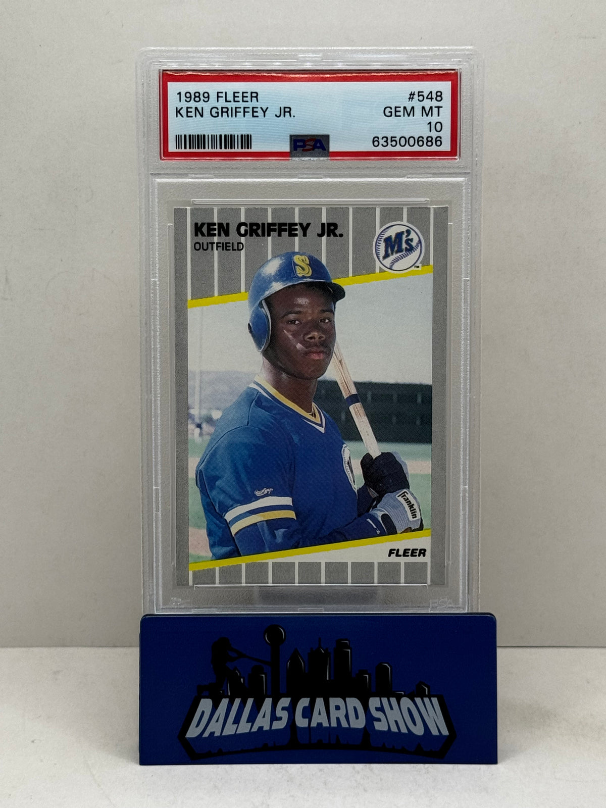 1989 Fleer #548 Ken Griffey Jr. PSA 10