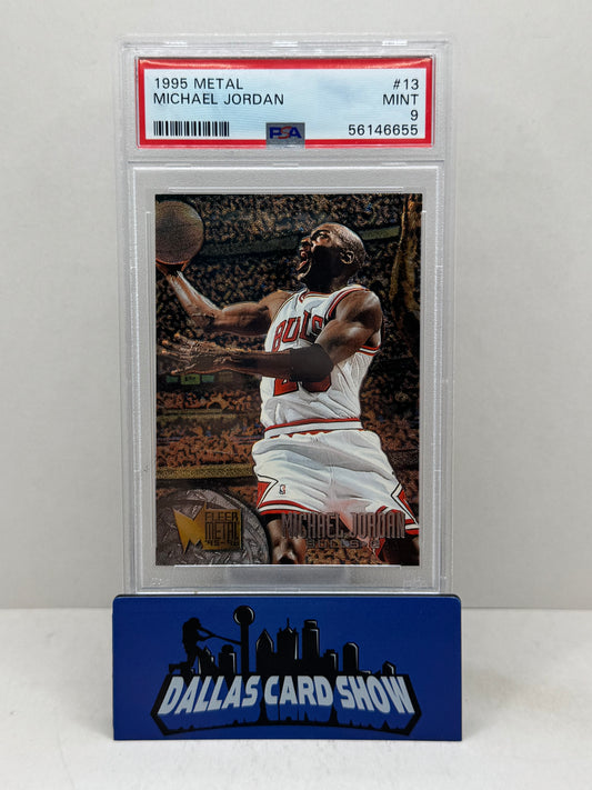 1995 Fleer Metal #13 Michael Jordan PSA 9