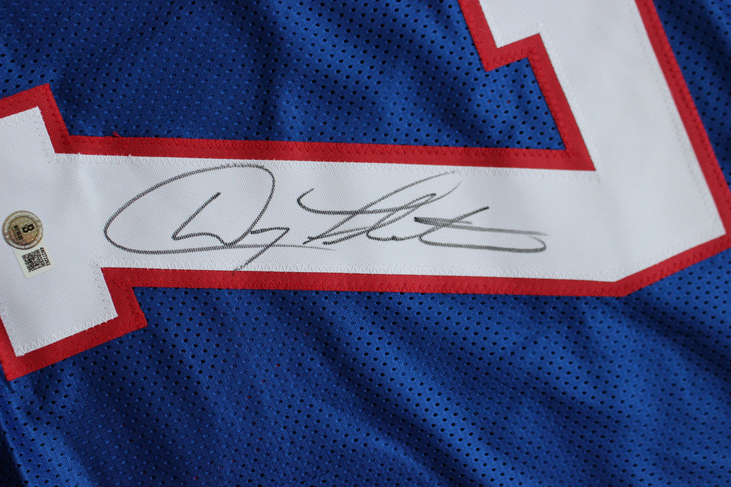 DOUG FLUTIE BUFFALO BILLS SIGNED FOOTBALL JERSEY BC Eagles Patriots BAS COA
