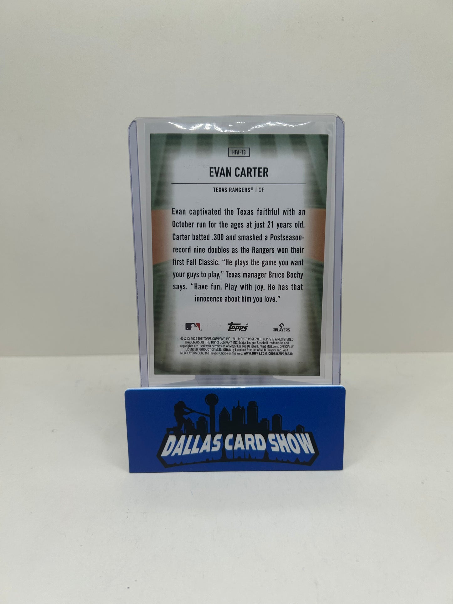 2024 Topps Home Field Advantage #HFA-13 Evan Carter