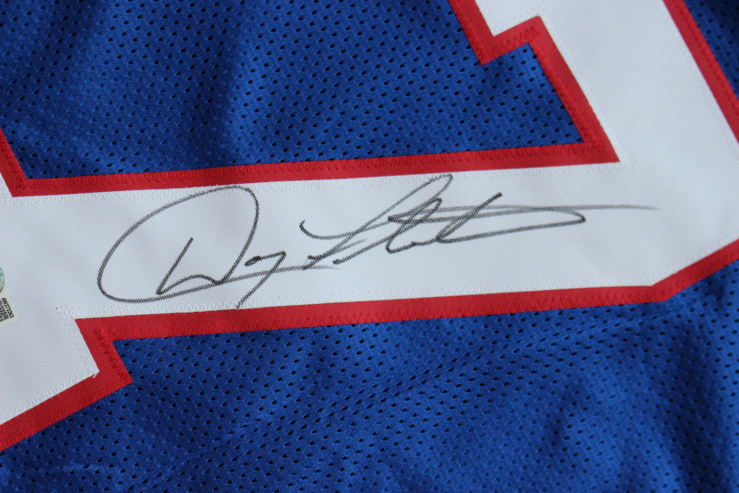 DOUG FLUTIE BUFFALO BILLS SIGNED FOOTBALL JERSEY BC Eagles Patriots BAS COA