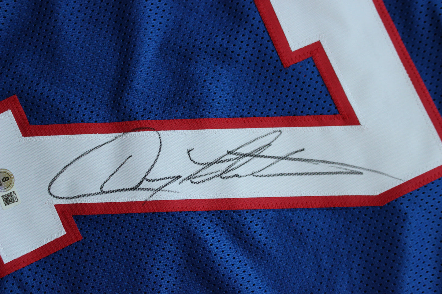 DOUG FLUTIE BUFFALO BILLS SIGNED FOOTBALL JERSEY BC Eagles Patriots BAS COA