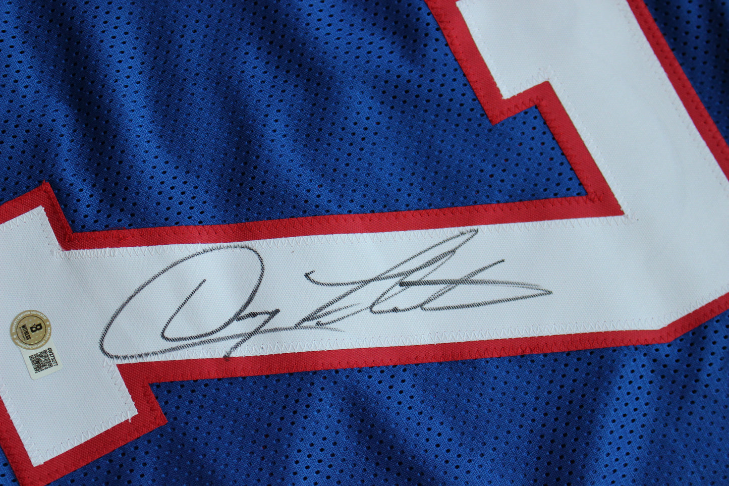 DOUG FLUTIE BUFFALO BILLS SIGNED FOOTBALL JERSEY BC Eagles Patriots BAS COA