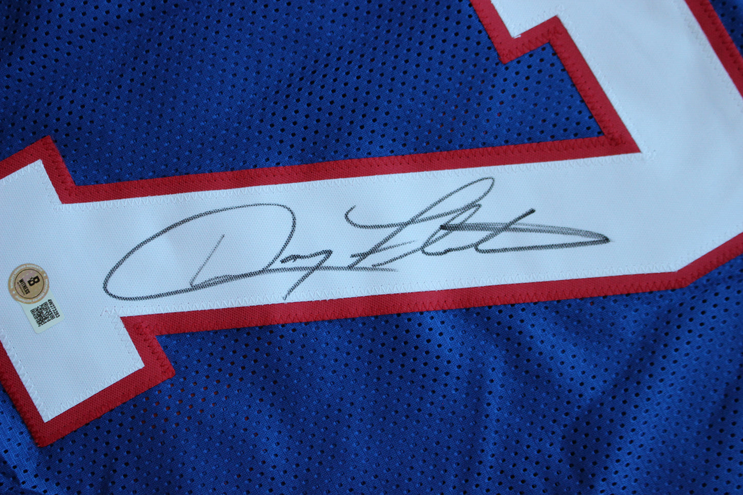 DOUG FLUTIE BUFFALO BILLS SIGNED FOOTBALL JERSEY BC Eagles Patriots BAS COA