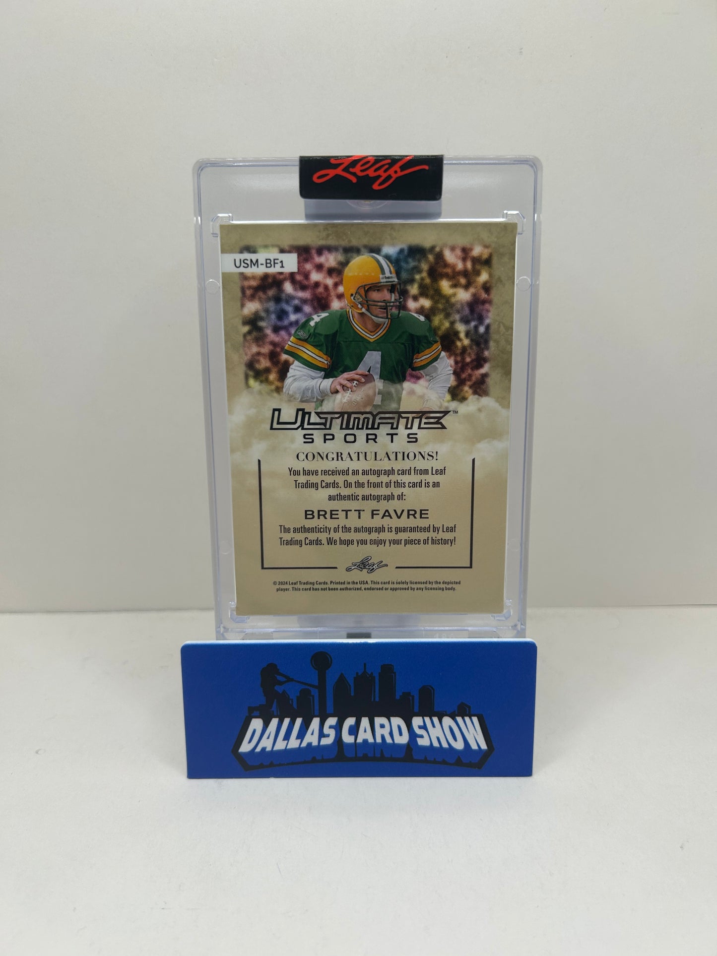 2024 LEAF ULTIMATE BRETT FAVRE SPORTS MAGAZINE AUTO /20 PACKERS
