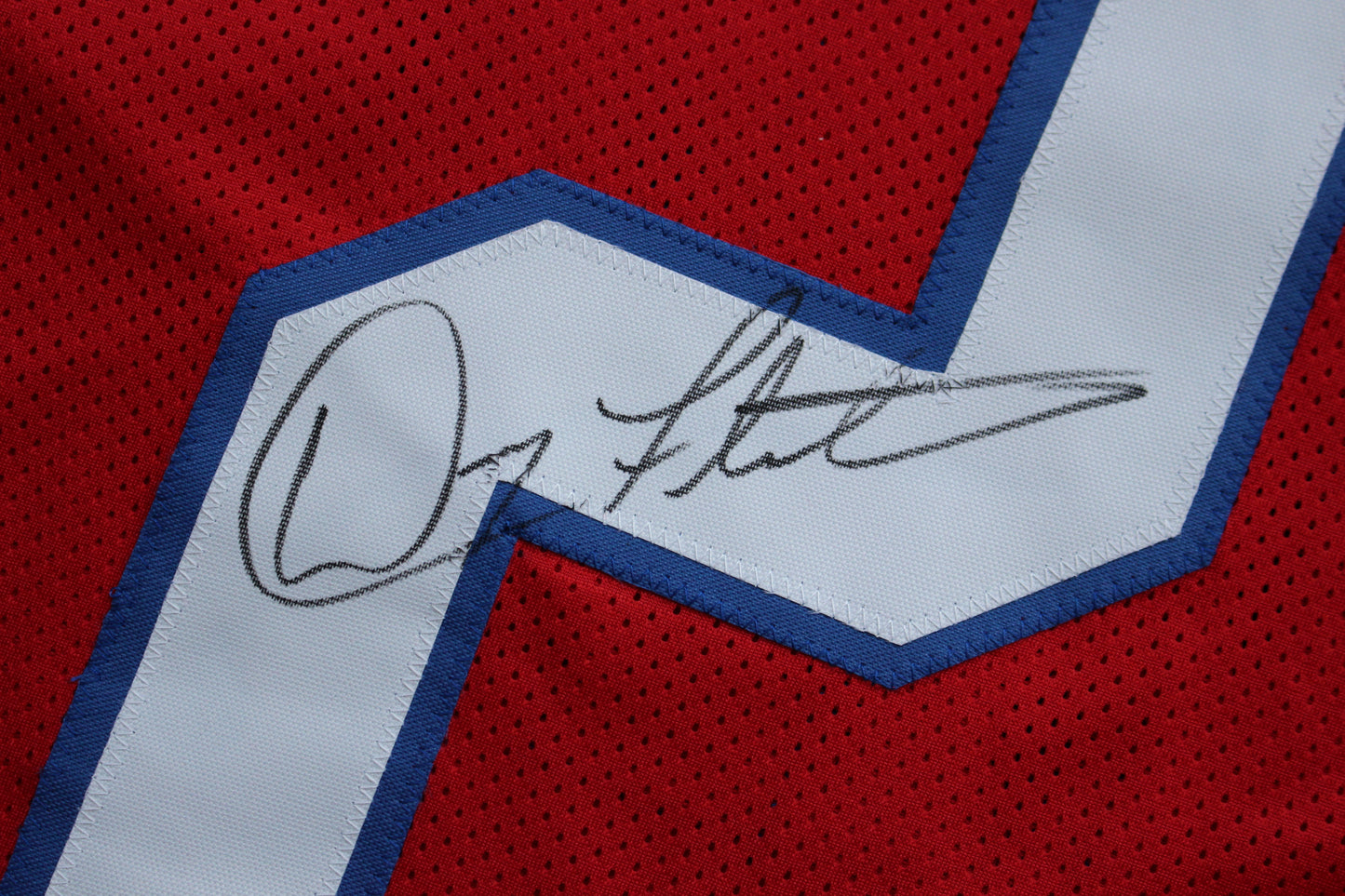 DOUG FLUTIE NEW ENGLAND PATRIOTS SIGNED FOOTBALL JERSEY Boston College Bills BAS COA