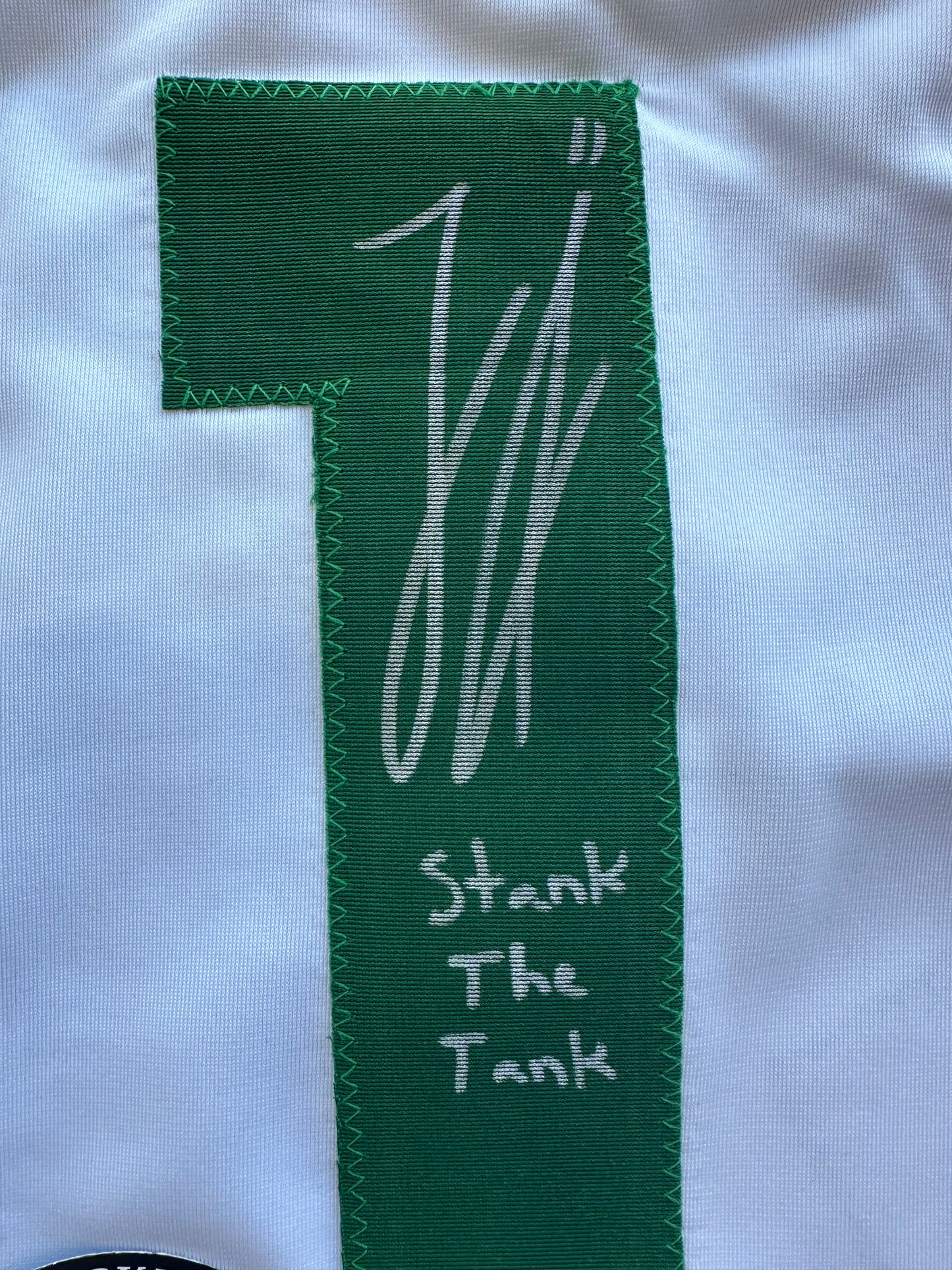 LOGAN STANKOVEN DALLAS STARS SIGNED HOCKEY Home JERSEY w/StanktheTank BAS