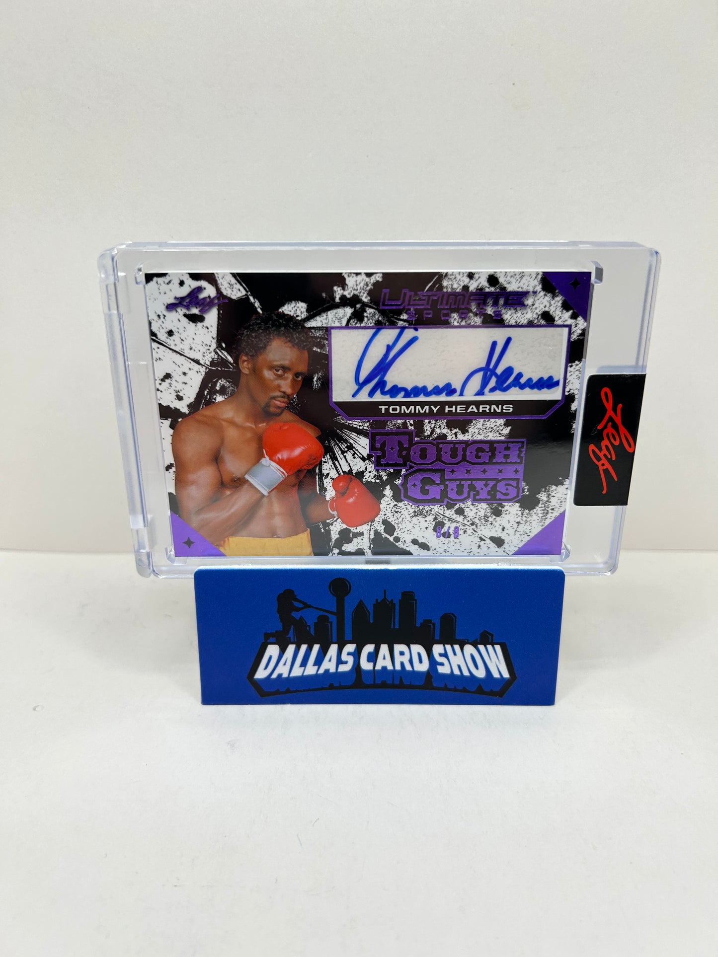 2024 Leaf Ultimate Sports Tommy Hearns AUTO TOUGH GUYS /8